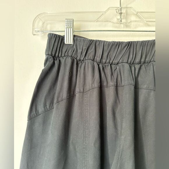 Lululemon Metropolis Maven High Rise Crop Wide Leg Pants Black Size 4 Comfort - Picture 7 of 8